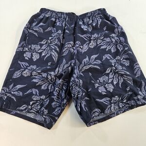 Patagonia Swim Trunks Men's Size Small Blue Nylon Polyester Waist Fronds VGUC